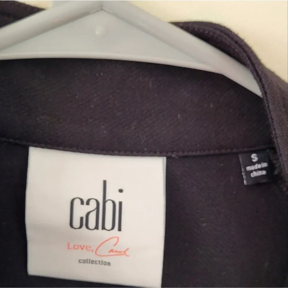 CAbi 3176 Convertible Zip Off Jacket Coat Black - Picture 4 of 7